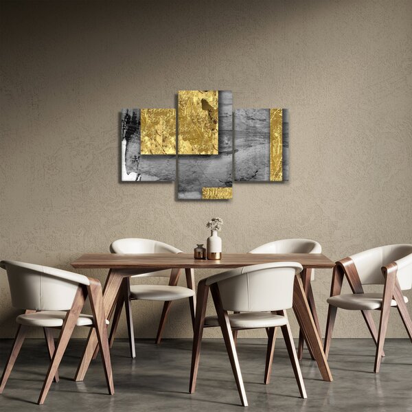 Tablou - Pătrate de aur N⁰2 (90x60 cm)