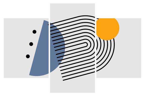 Tablou - Abstracție minimalistă N⁰2 (90x60 cm)