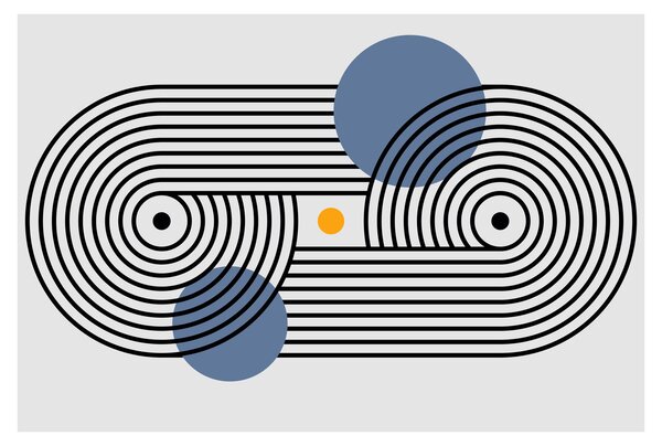 Tablou - Abstracție minimalistă N⁰3 (90x60 cm)