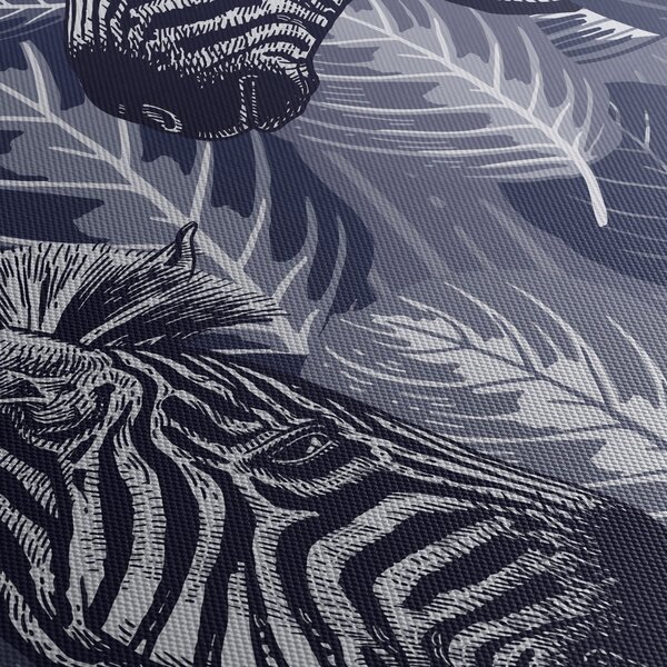 Tablou - Zebre albastre (90x60 cm)