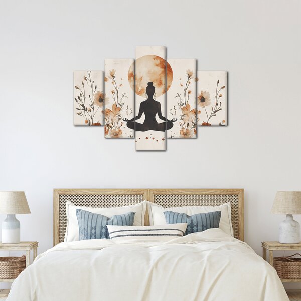 Tablou - Yoga Portocalie (150x105 cm)