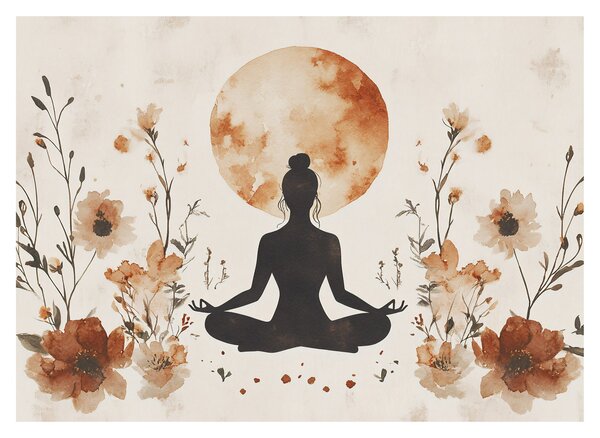 Tablou - Yoga Portocalie (70x50 cm)