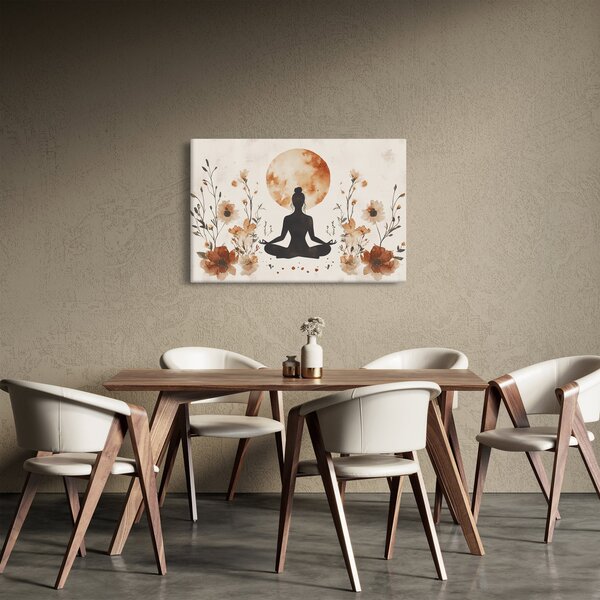 Tablou - Yoga Portocalie (90x60 cm)