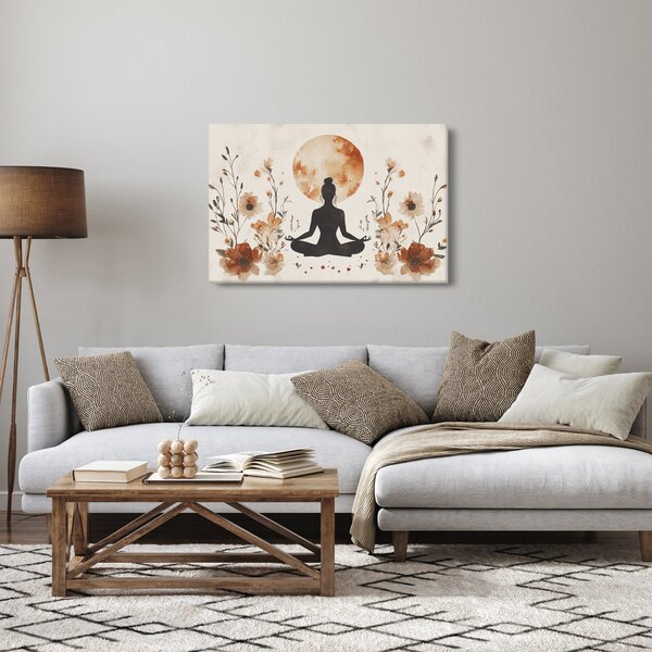 Tablou - Yoga Portocalie (90x60 cm)
