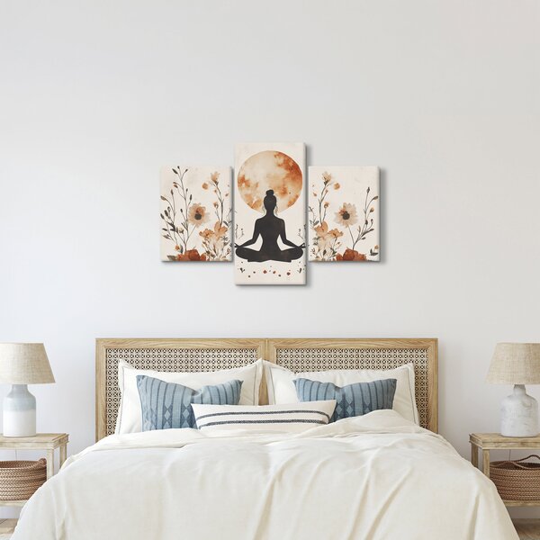 Tablou - Yoga Portocalie (90x60 cm)