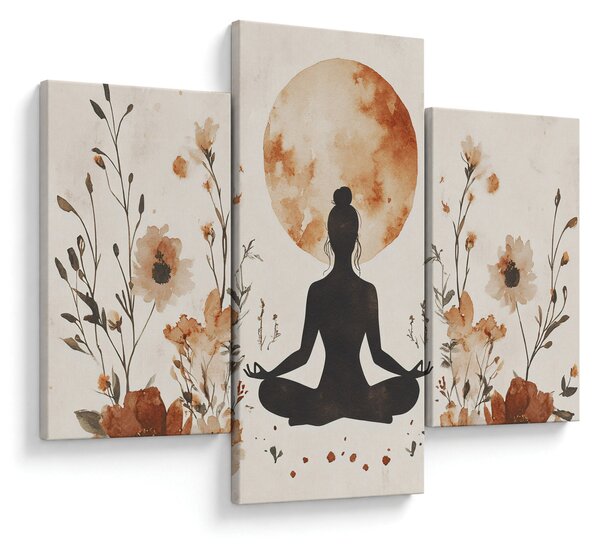 Tablou - Yoga Portocalie (90x60 cm)