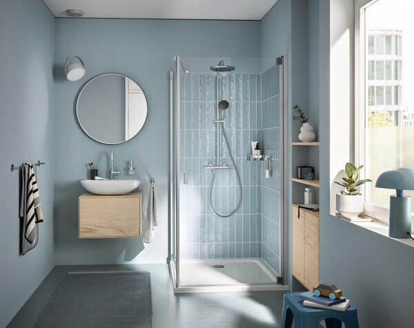 Grohe Vitalio Start System set de duș perete cu termostat cu duș de ploaie crom 26677001
