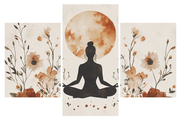 Tablou - Yoga Portocalie (90x60 cm)