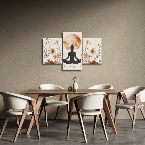 Tablou - Yoga Portocalie (90x60 cm)