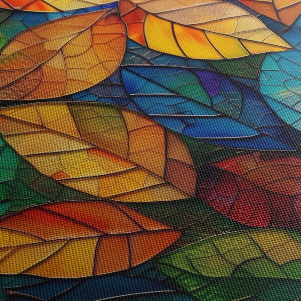 Tablou - Mozaic din frunze (90x60 cm)