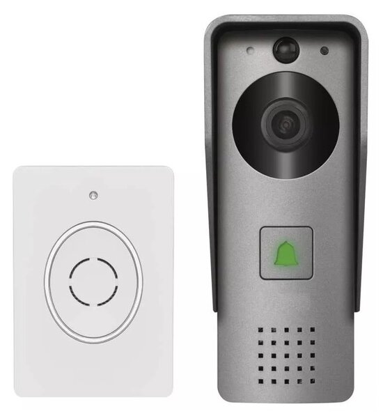 Sonerie video fără fir cu senzor de mișcare GoSmart 12V 3xAA IP44 Wi-Fi Tuya