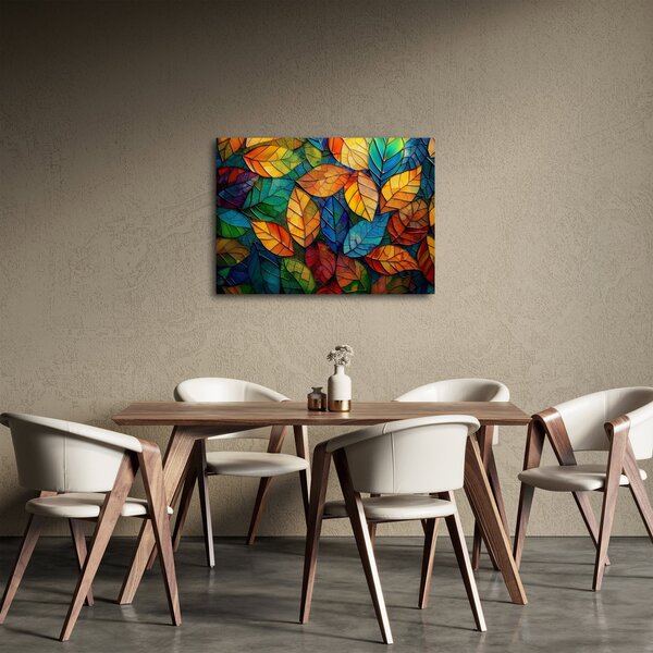 Tablou - Mozaic din frunze (70x50 cm)