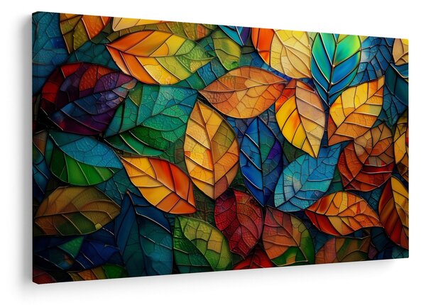 Tablou - Mozaic din frunze (90x60 cm)
