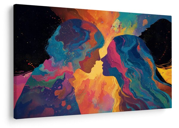 Tablou - Dragoste cosmică (90x60 cm)