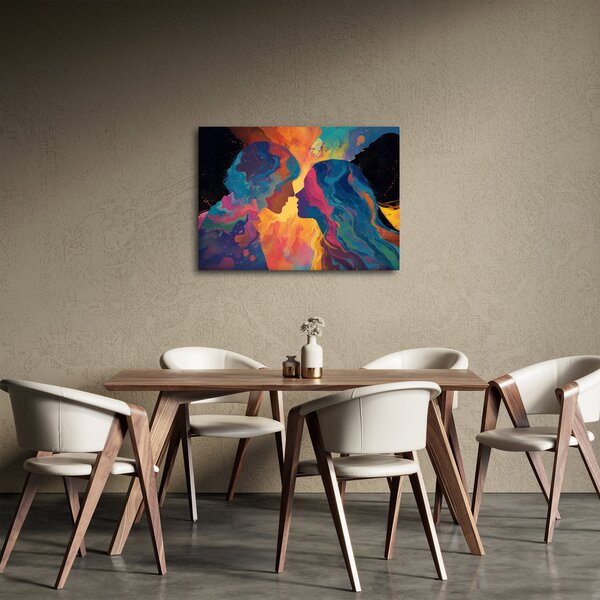 Tablou - Dragoste cosmică (70x50 cm)
