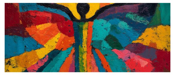 Tablou - Înger pictat (120x50 cm)