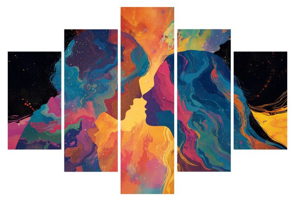 Tablou - Dragoste cosmică (150x105 cm)