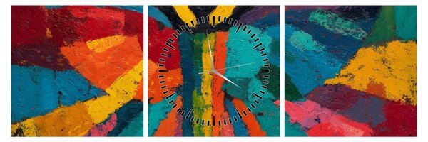 Tablou - Înger pictat (cu ceas) (90x30 cm)