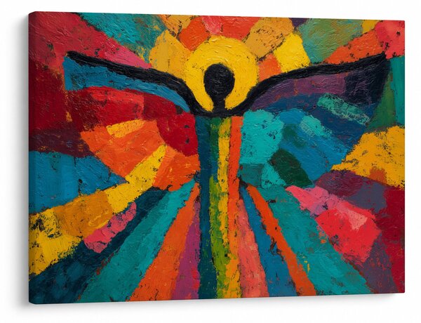 Tablou - Înger pictat (70x50 cm)