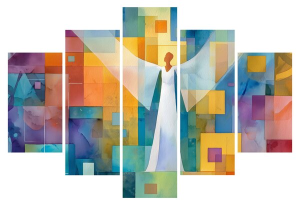 Tablou - Înger geometric (150x105 cm)