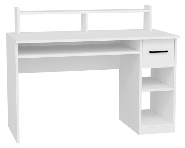 Birou ESLEM, alb, PAL melaminat, 120x55x93 cm
