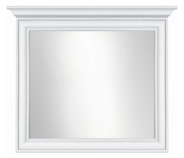 Mobilier dormitor alb IDENTO 6, cu pat 160x200, dulap cu 5 usi si 2 se