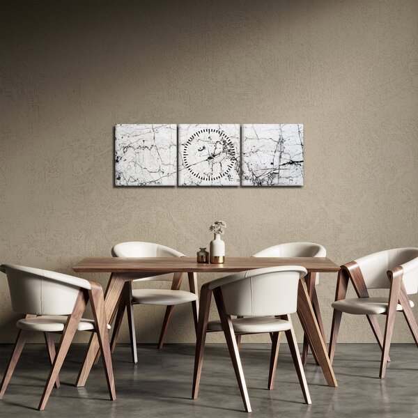 Tablou - Perete (cu ceas) (90x30 cm)