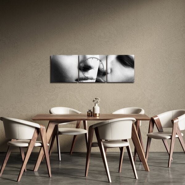 Tablou - Cuplu (cu ceas) (90x30 cm)