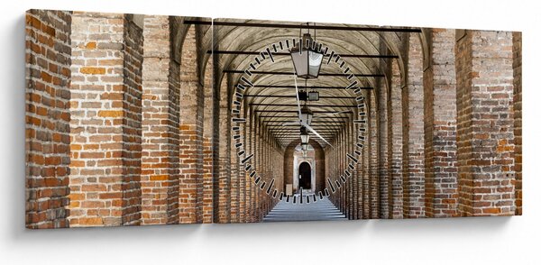 Tablou - Hol 3D (cu ceas) (90x30 cm)