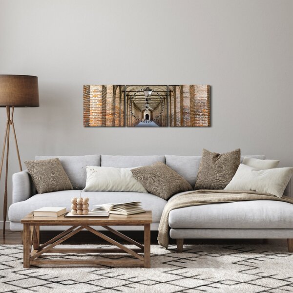 Tablou - Hol 3D (cu ceas) (90x30 cm)