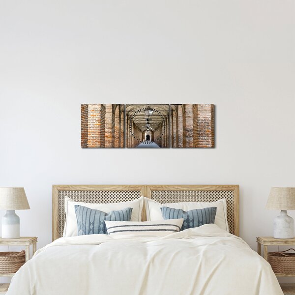 Tablou - Hol 3D (cu ceas) (90x30 cm)