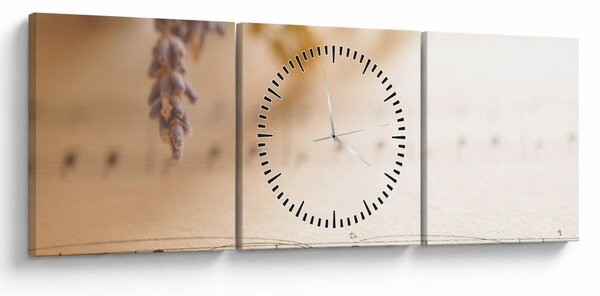 Tablou - Cântec (cu ceas) (90x30 cm)
