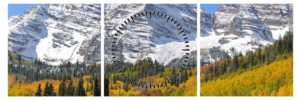 Tablou - Maroon Peak (cu ceas) (90x30 cm)