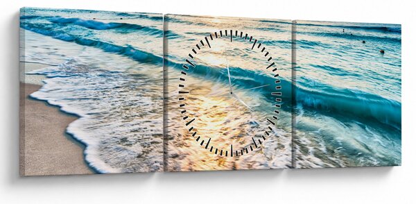 Tablou - Mare (cu ceas) (90x30 cm)