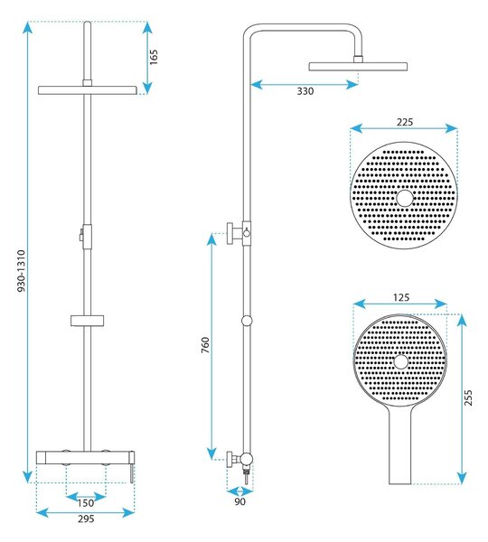 Set dus Rea Foss Clif Titan
