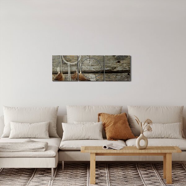 Tablou - Prinzător de vise (cu ceas) (90x30 cm)