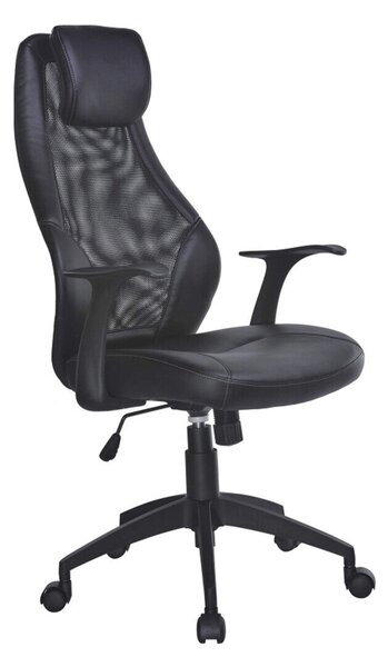 Scaun de birou Houston 198, Negru, 124x64x63cm, 15 kg