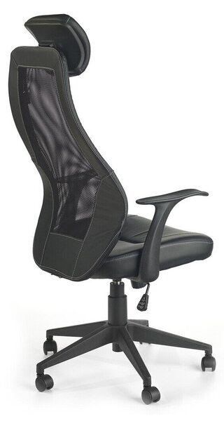 Scaun de birou Houston 198, Negru, 124x64x63cm, 15 kg