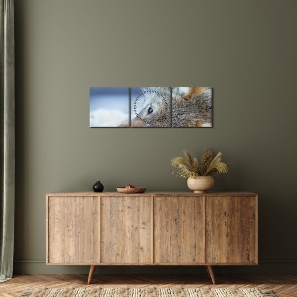 Tablou - Lup (cu ceas) (90x30 cm)