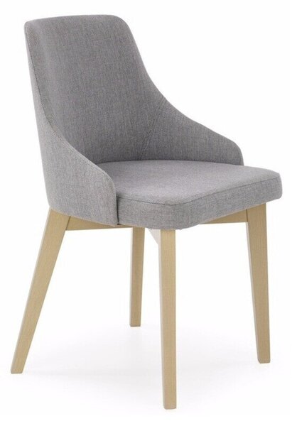 Scaun Houston 577, Gri, Stejar Sonoma, 82x51x55cm, 8.5 kg, Lemn: Fag