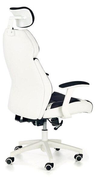 Scaun de birou Houston 1492, Alb, Negru, 120x65x70cm, 19 kg
