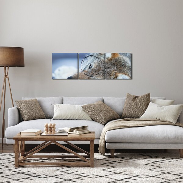 Tablou - Lup (cu ceas) (90x30 cm)