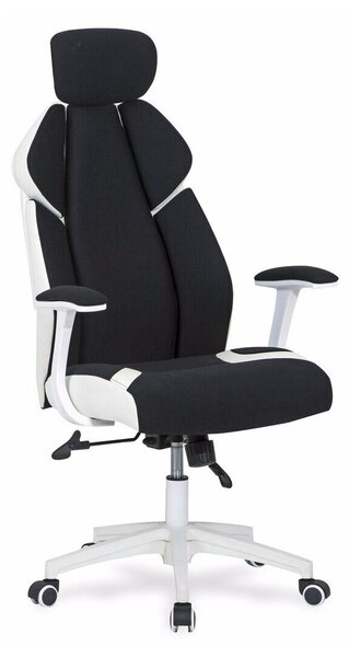 Scaun de birou Houston 1492, Alb, Negru, 120x65x70cm, 19 kg
