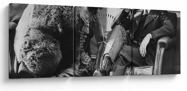 Tablou - Circ (cu ceas) (90x30 cm)