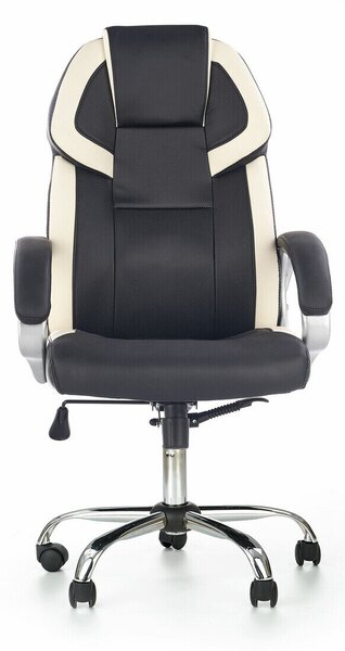 Scaun de birou Houston 389, Alb, Negru, 115x64x68cm, 18 kg