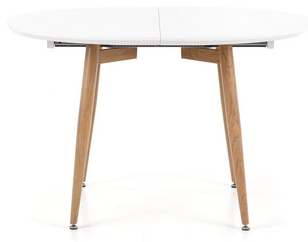 Masă Houston Humus, Alb, Stejar San Remo, 75x100x120cm, 50.7 kg
