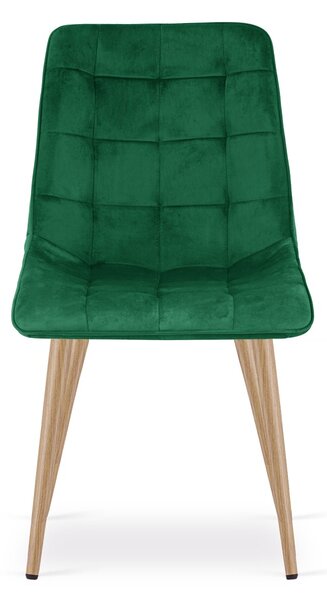 Scaun de masa SPLIT VELVET, verde