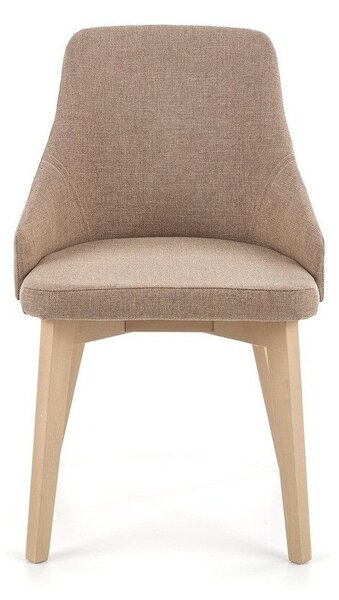 Scaun Houston 577, Stejar Sonoma, Bej, 82x51x55cm, 8.5 kg, Lemn: Fag