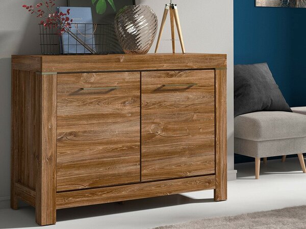 Bufet Etrlire 118, Stejar Stirling, PAL laminat, 85x115x45cm, 47 kg