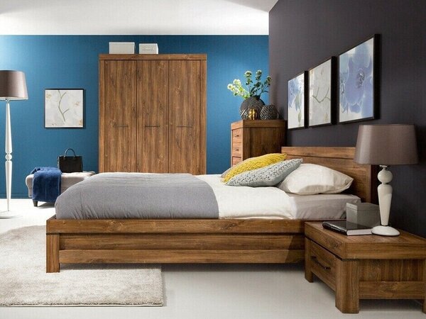 Set dormitor Etrlire 125, Stejar Stirling, PAL laminat